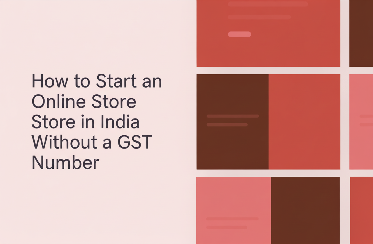 How to sell online in India without a GST number