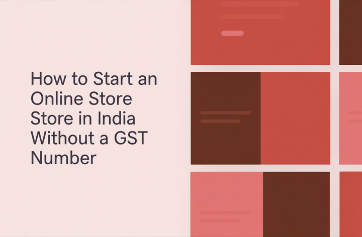 How to sell online in India without a GST number