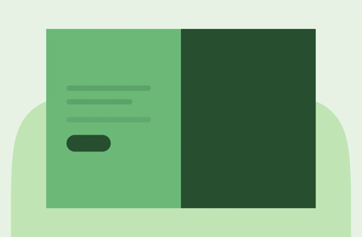Dashboard view representing product management and catalog tools